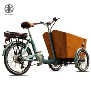 KK6006 Front Loader Electric Cargo Tricycle - Kuake Bicycle